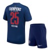 Jalkapallo Fanipaita Paris Saint-Germain 1 Star Champions of Europe Kotipeliasusetti 2024-25 - Lapset